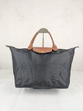 Longchamp Le Pliage Nylon Tote Bag Black – Pre-Owned – Clean – Ships Quickly